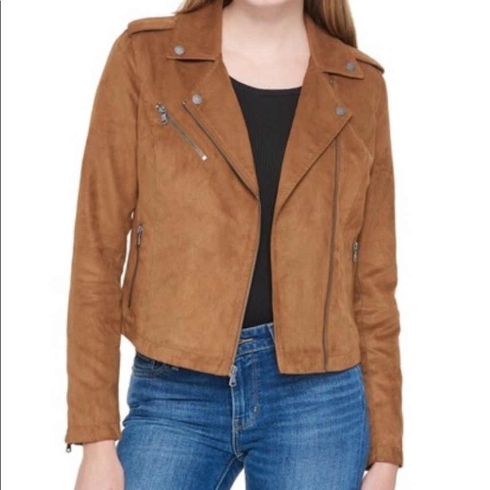 Levi's Faux Suede Moto Jacket